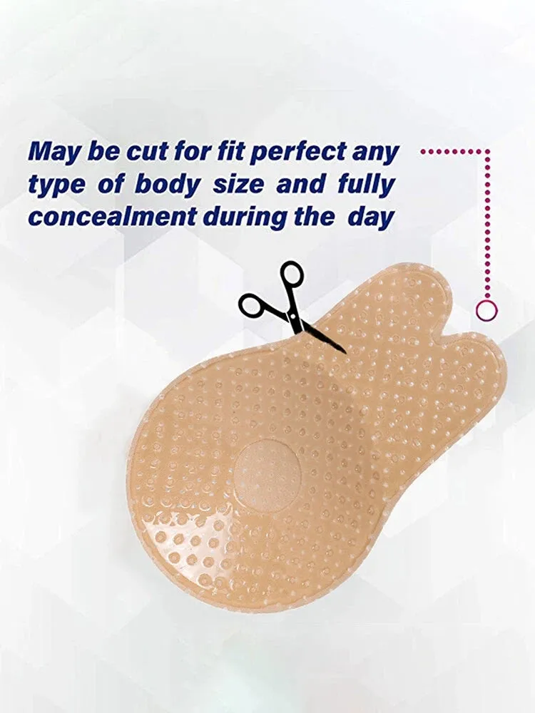 2-Pack Breathable Rabbit Lift Up Invisible Bras
