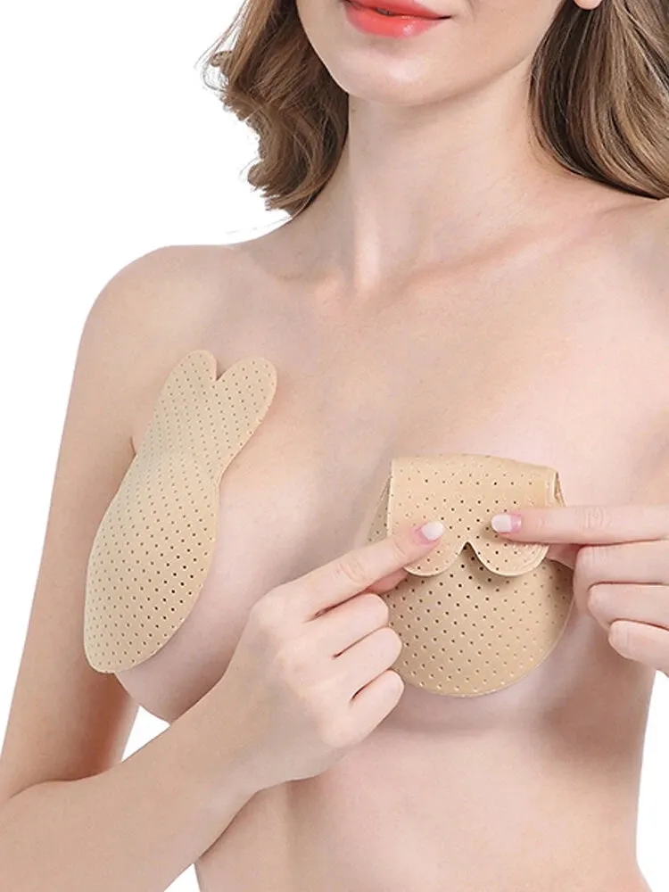 2-Pack Breathable Rabbit Lift Up Invisible Bras