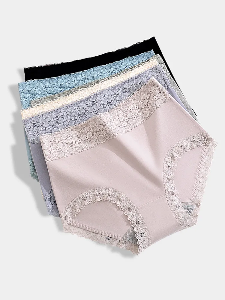 2-Pack Sexy Lace Cotton Breathable Panties