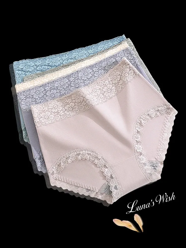 2-Pack Sexy Lace Cotton Breathable Panties