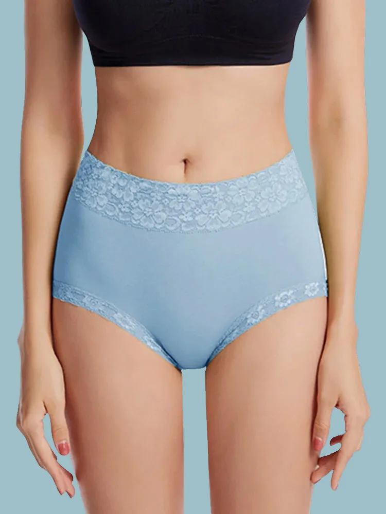 2-Pack Sexy Lace Cotton Breathable Panties