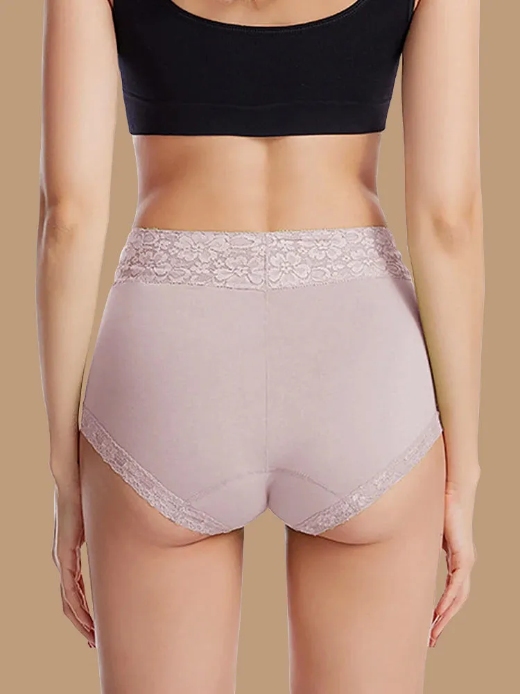 2-Pack Sexy Lace Cotton Breathable Panties