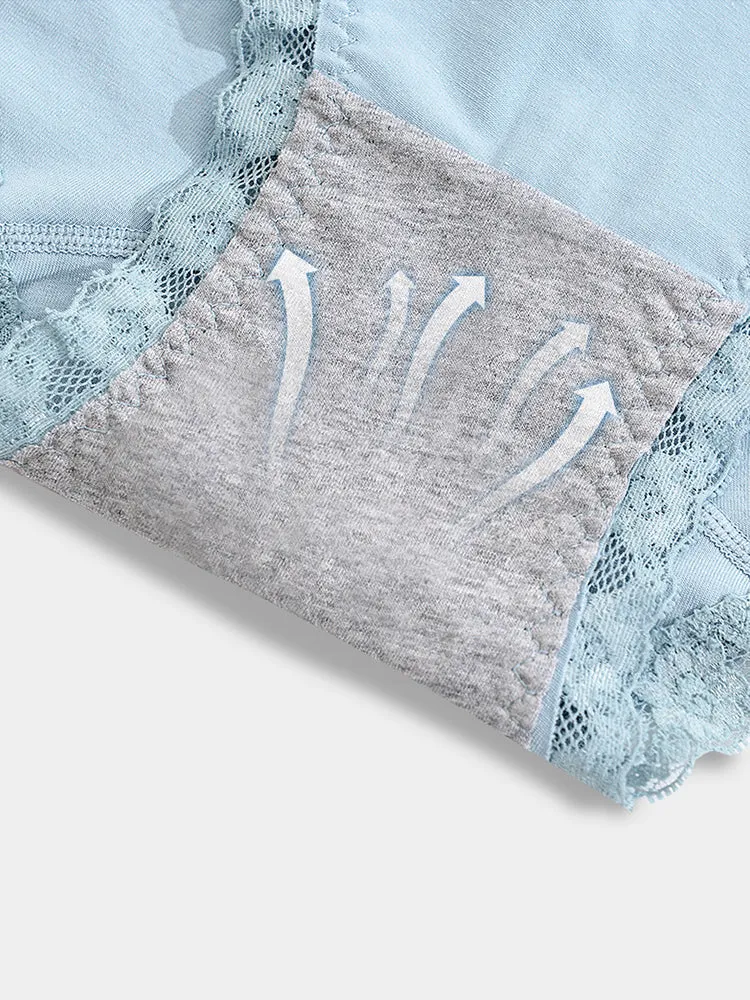 2-Pack Sexy Lace Cotton Breathable Panties