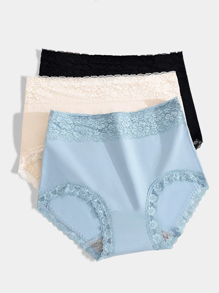 2-Pack Sexy Lace Cotton Breathable Panties