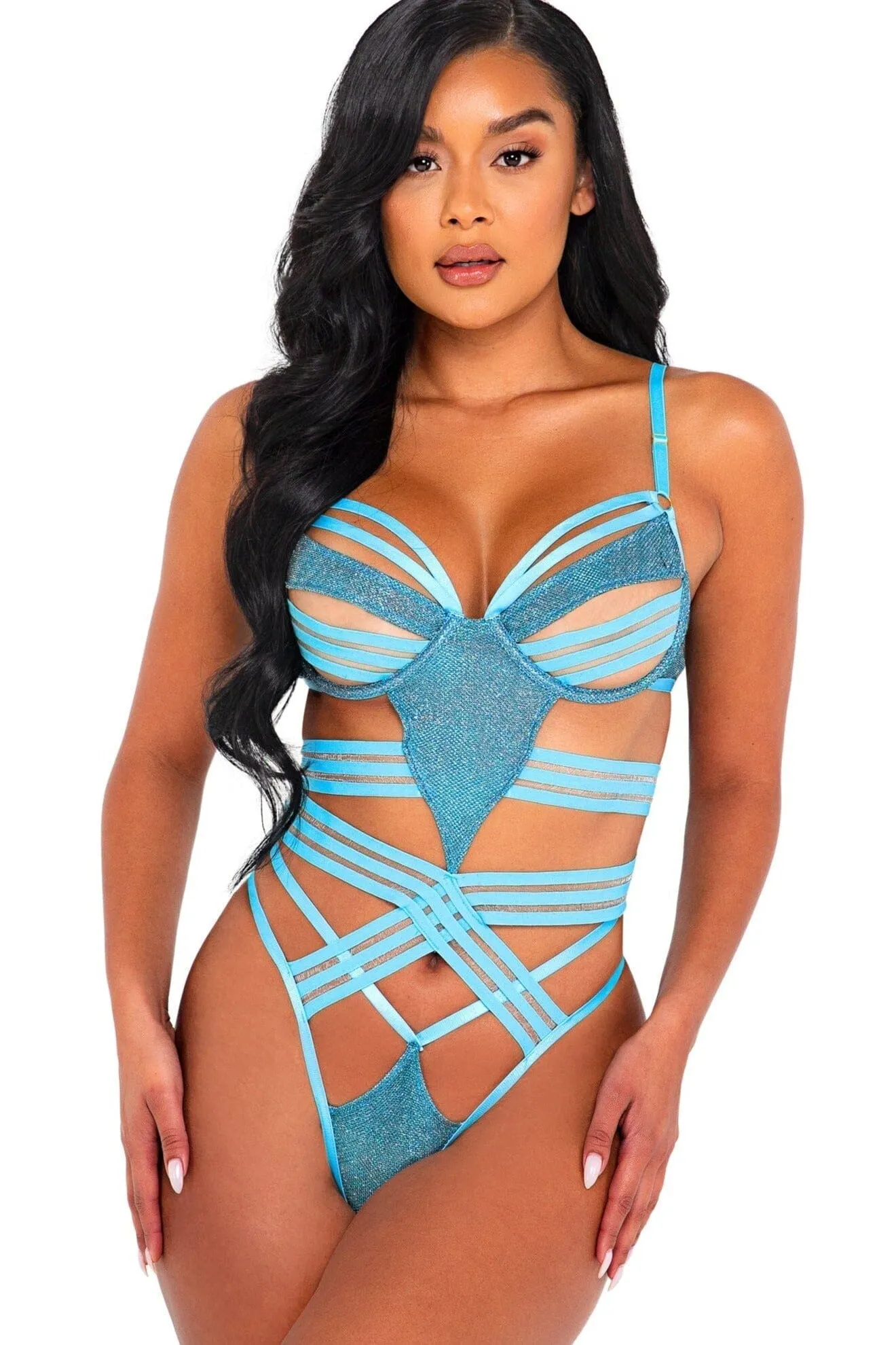 2 Piece Caged Teddy