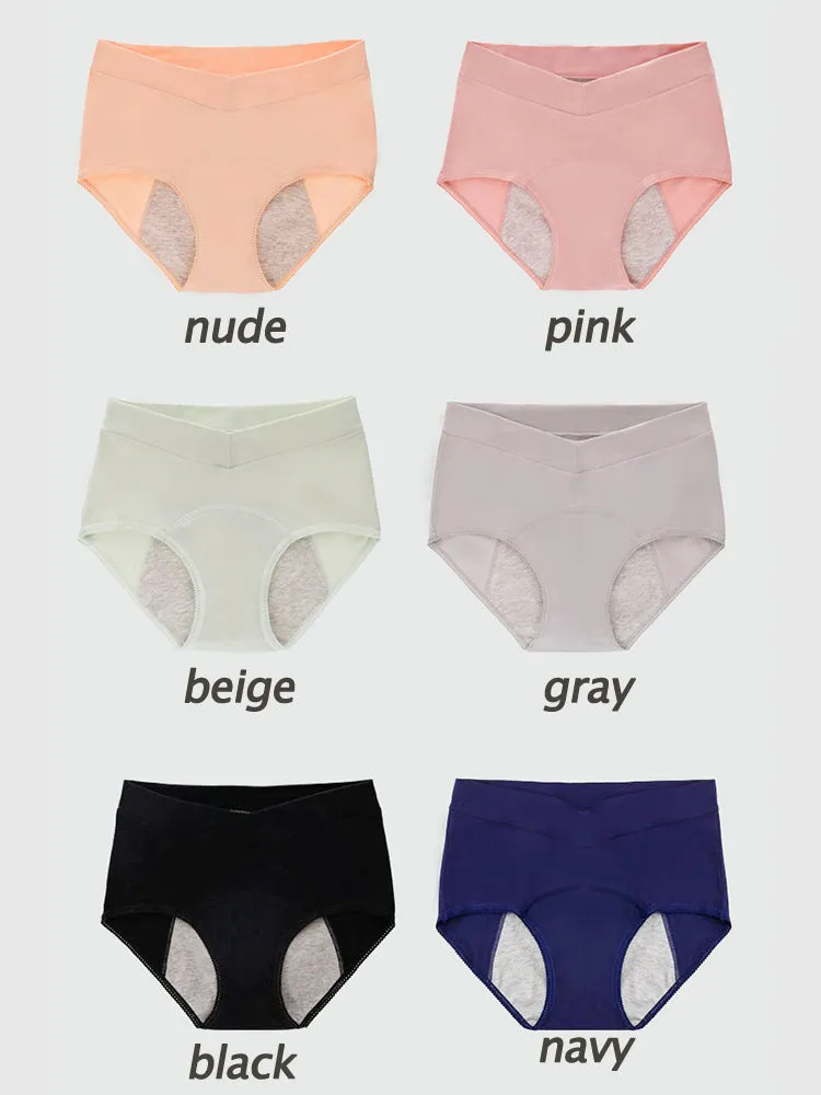 3-Pack Women's Cotton Leak-Proof Menstrual Panties