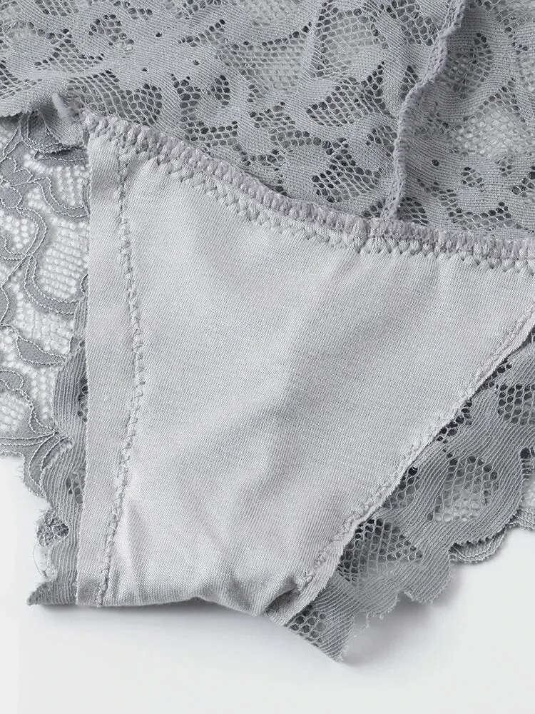 4-Pack Lace High-Waist Panties