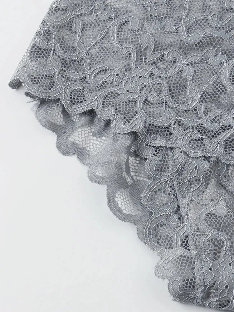 4-Pack Lace High-Waist Panties