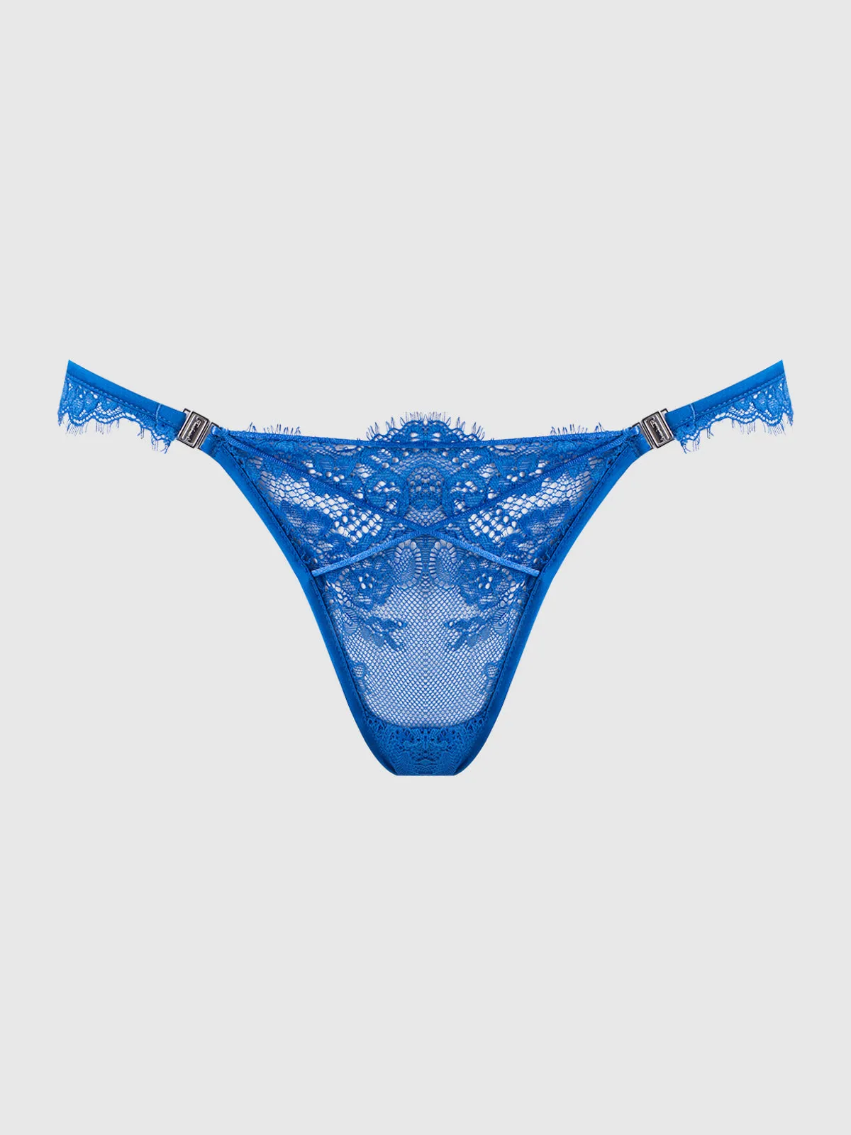 Adelaide Satin & Lace Side Clasp Bikini