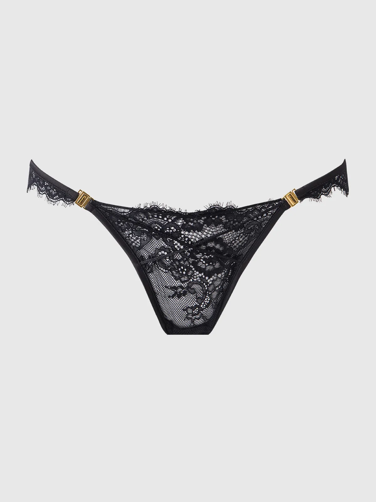 Adelaide Satin & Lace Side Clasp Bikini