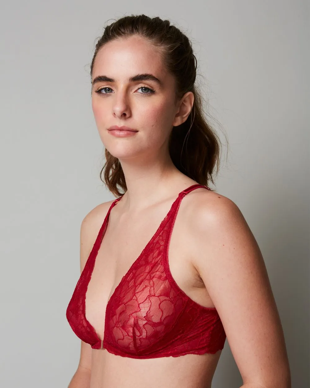 All Lace Glamour Halter Bra