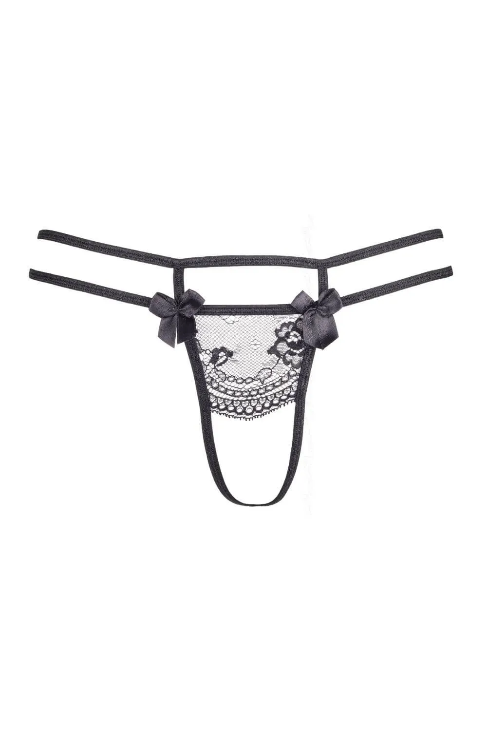Axami Plus SIze French Kiss Crotchless G-String