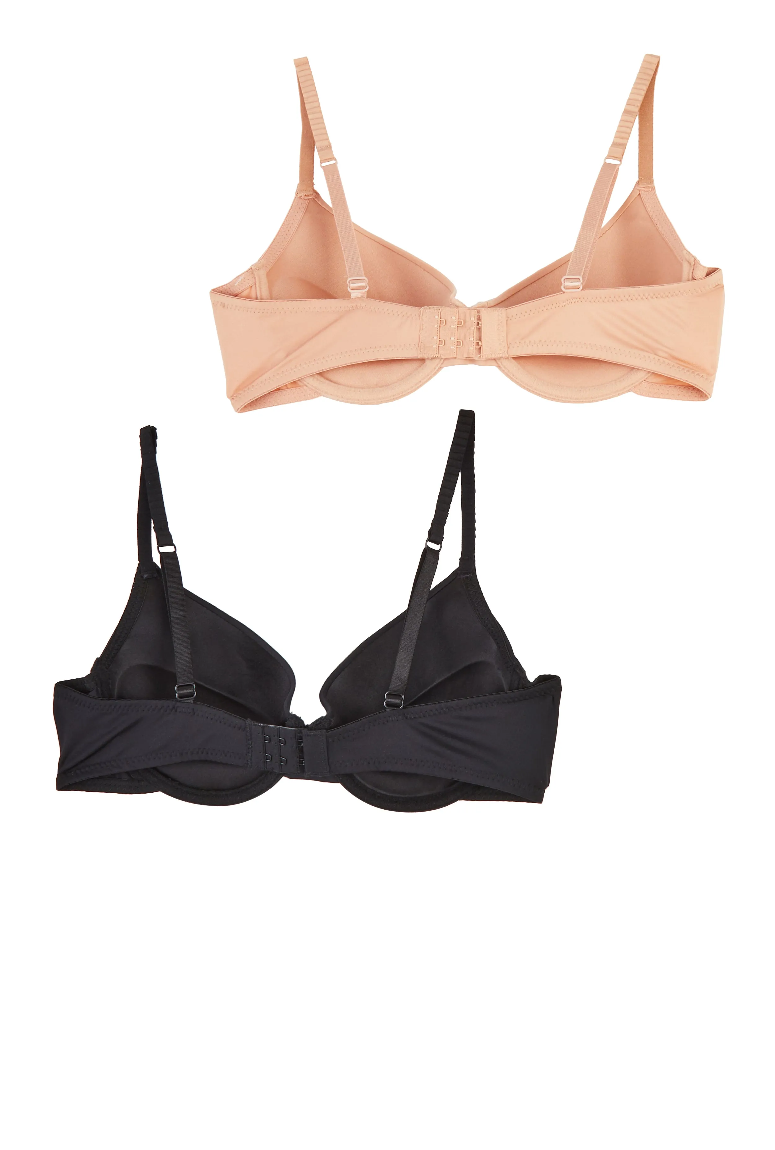 Basic Plunge Bras 2 Pack