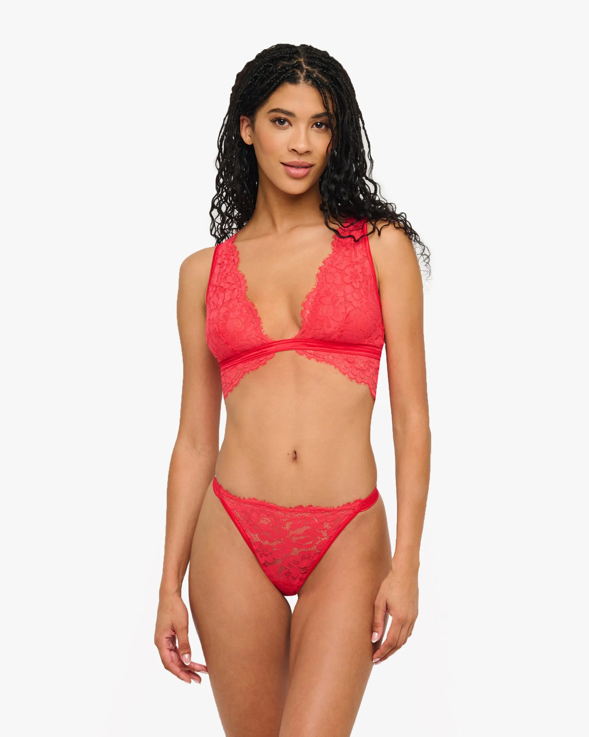 Brassière À Grands Bonnets Triangulaires