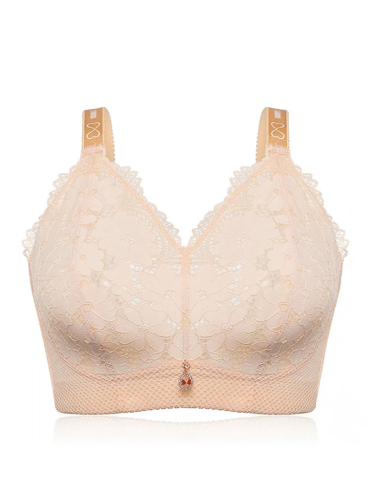 Breathable Floral Lace Ultra-thin Bra