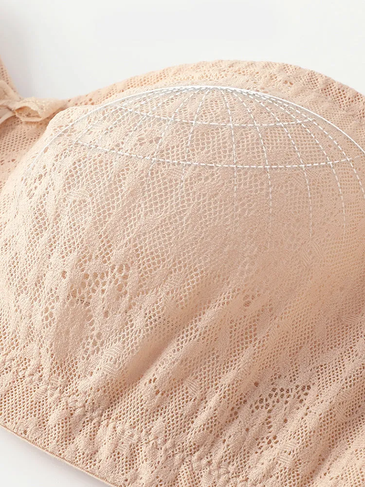 Breathable Lace Strapless Push Up Bras with Invisible Straps
