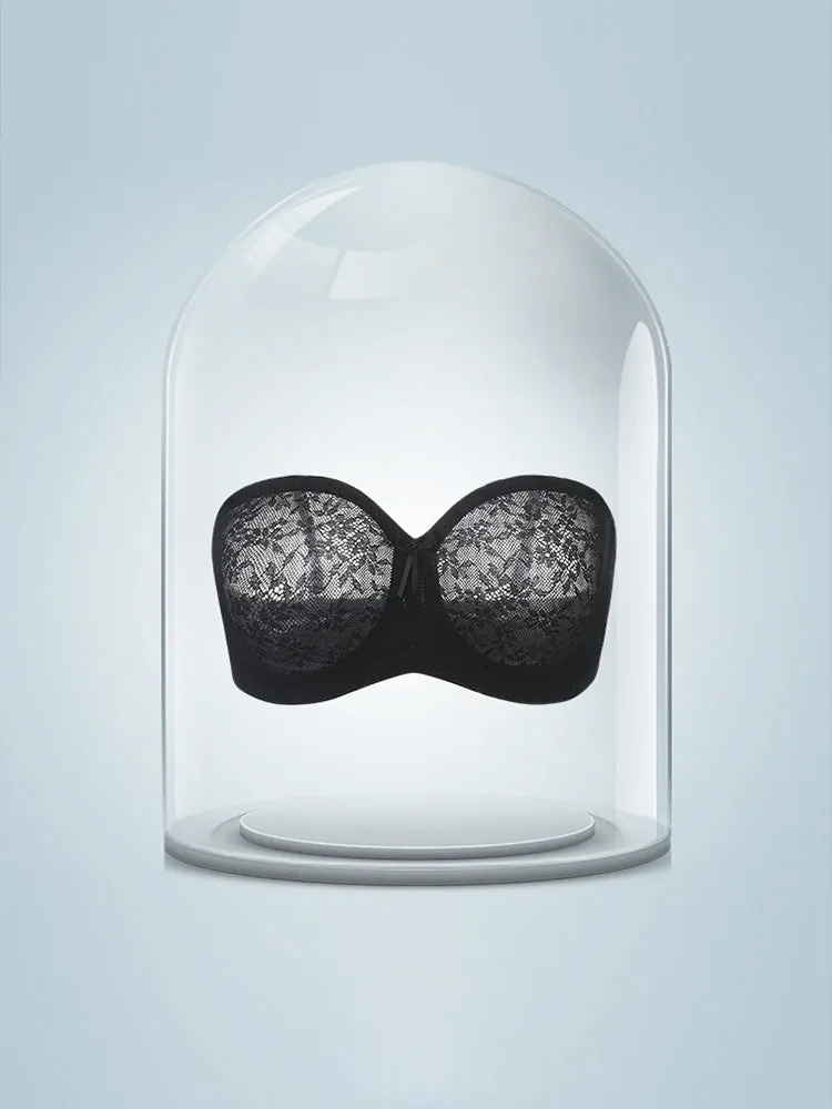 Breathable Lace Strapless Push Up Bras with Invisible Straps