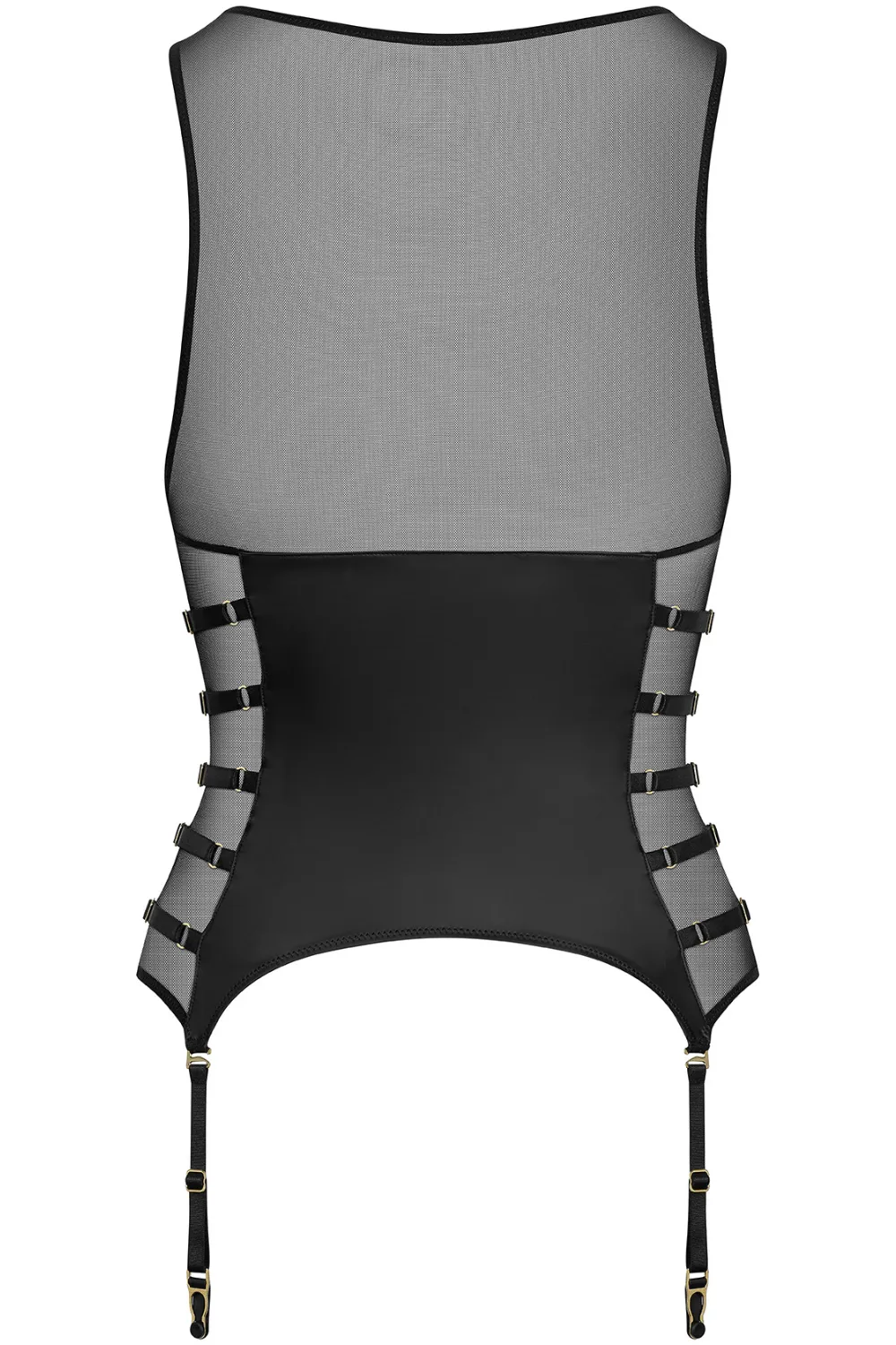 Chambre Noire Tank Top with Suspenders