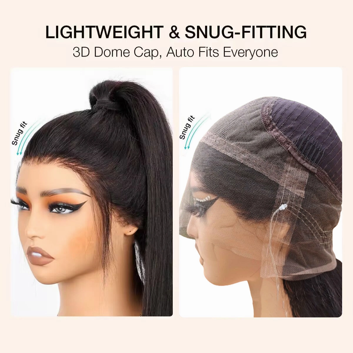 Chinalacewig Human Virgin Hair Highlight 360 HD Lace Wig With  Pre Plucked Elastic Band NCF12