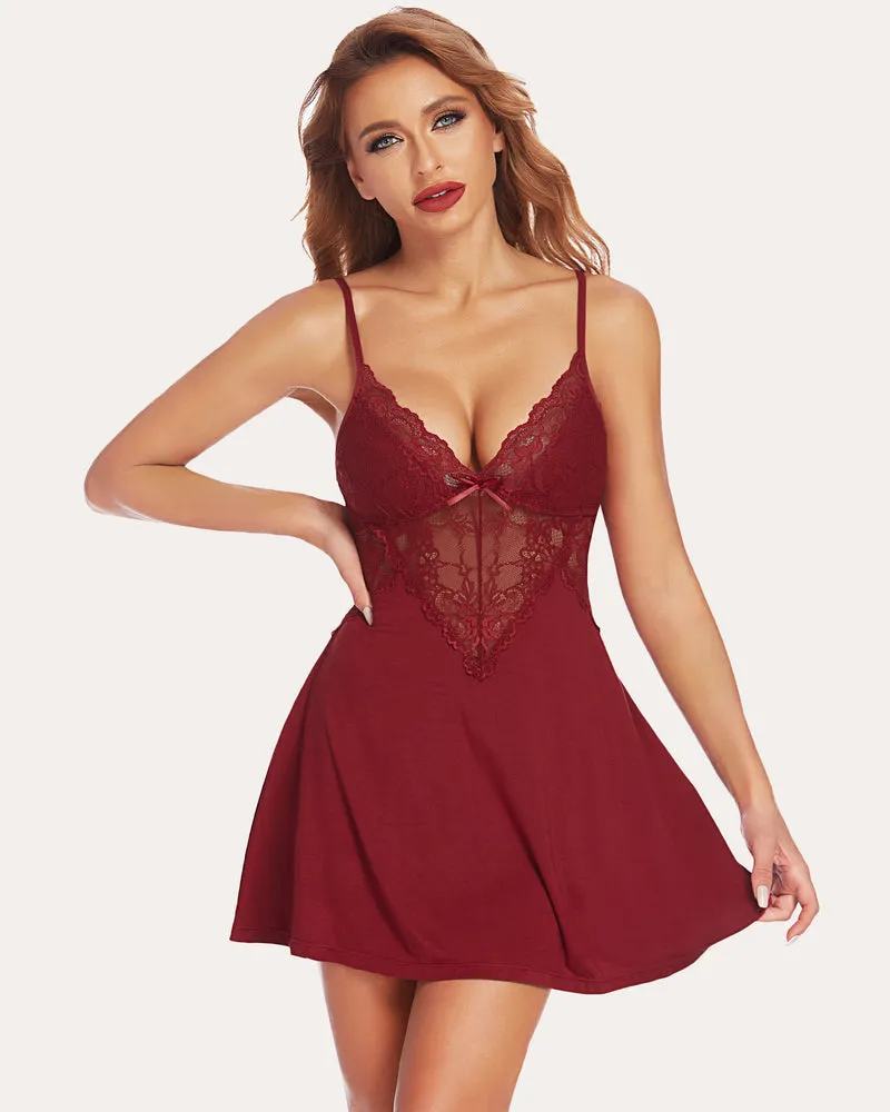 Christmas Lingerie Slip Dress