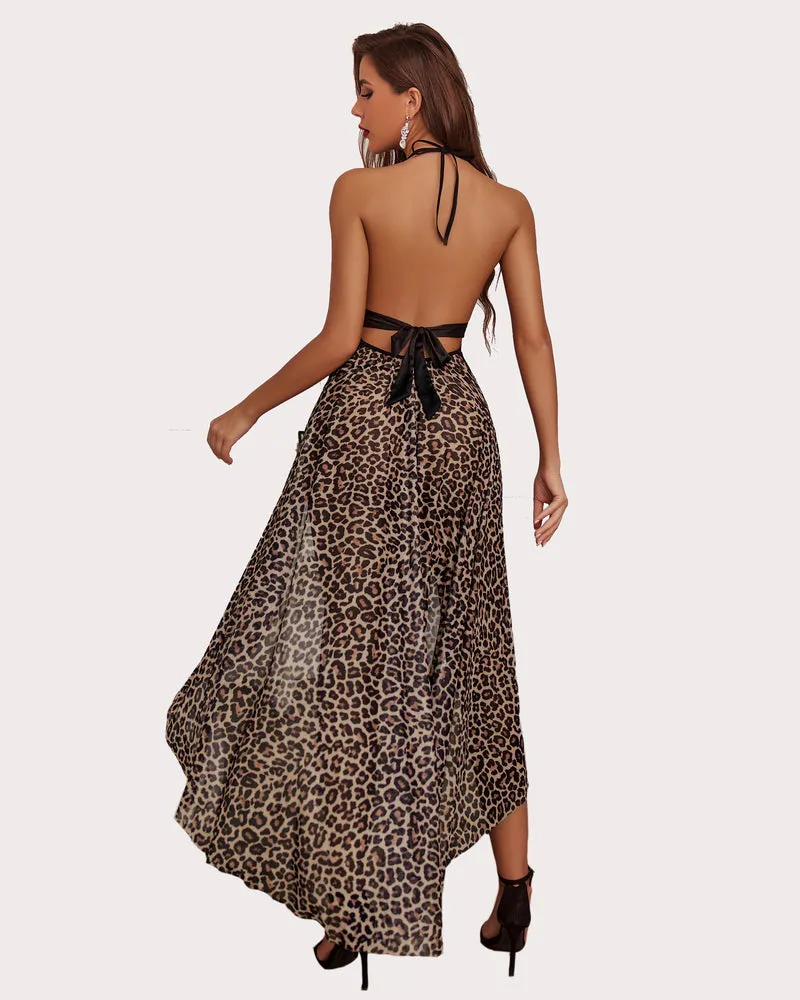 Christmas Mosaic Lace Mesh Dress