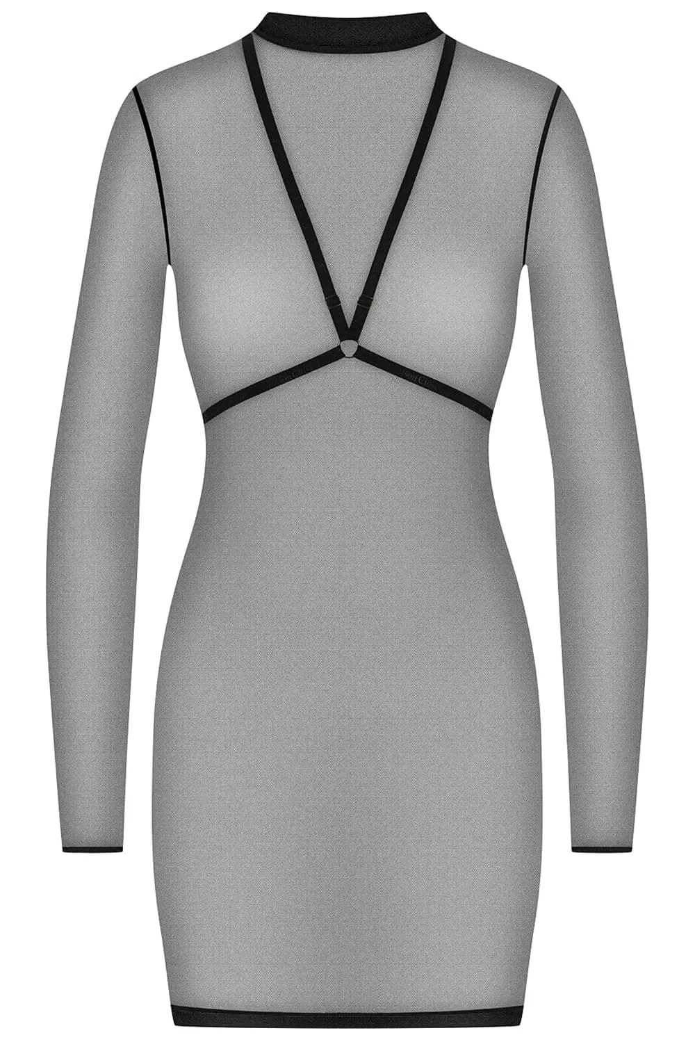 Corps à Corps Dress with Harness Black