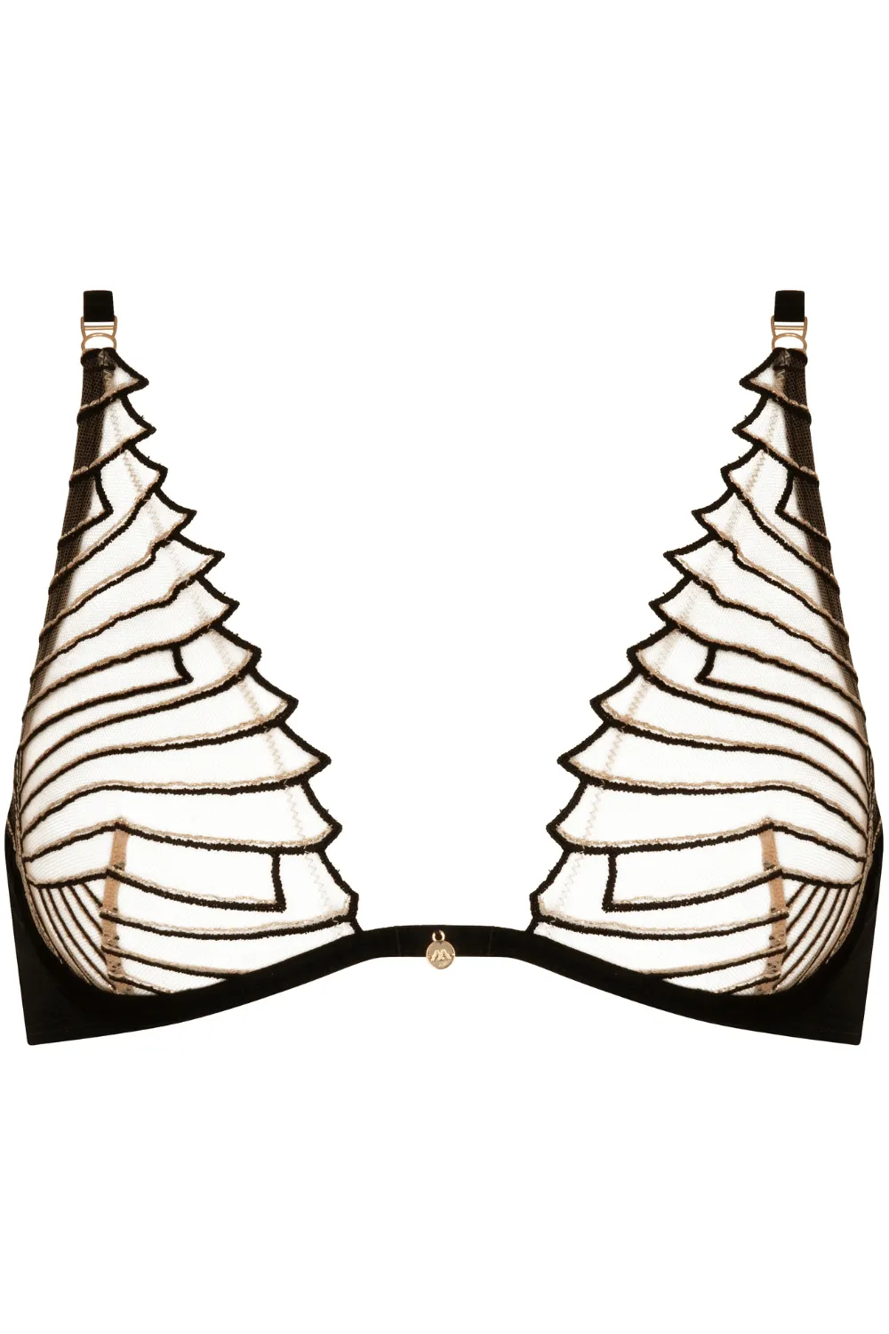 Cosmic Dream Underwired Triangle Bra Black