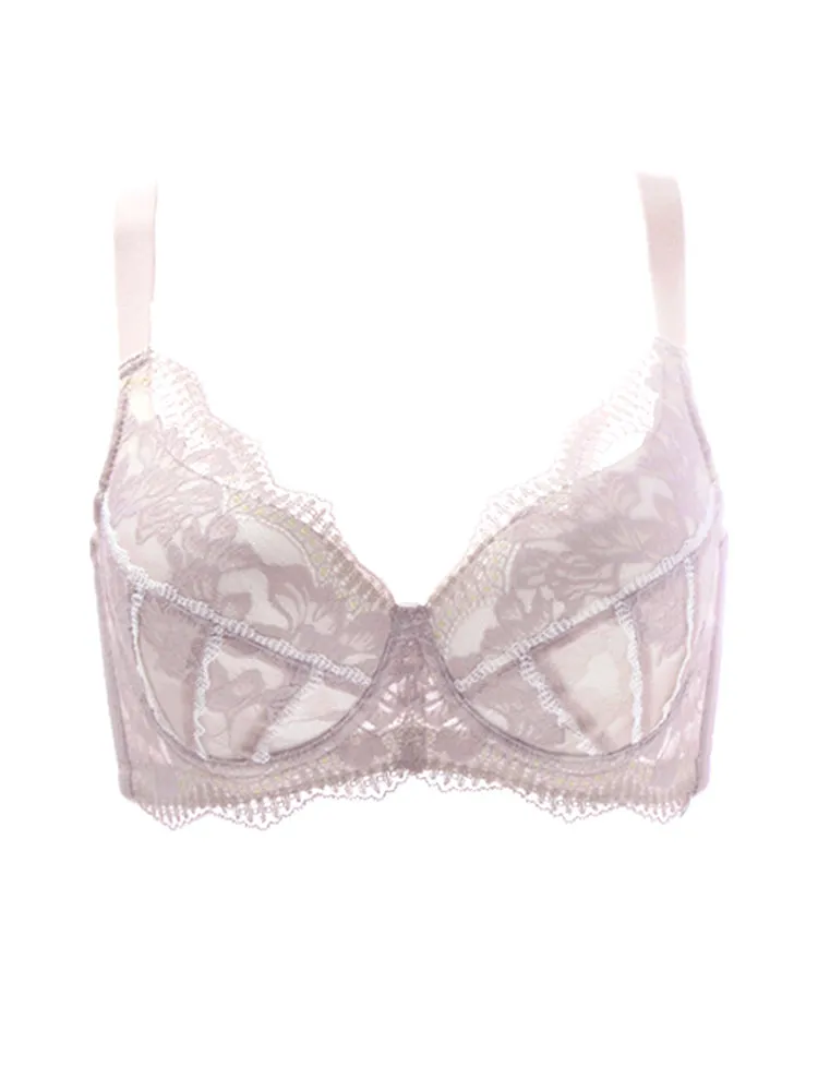 Cotton Push-Up Minimizer Bras with Adjustable Support