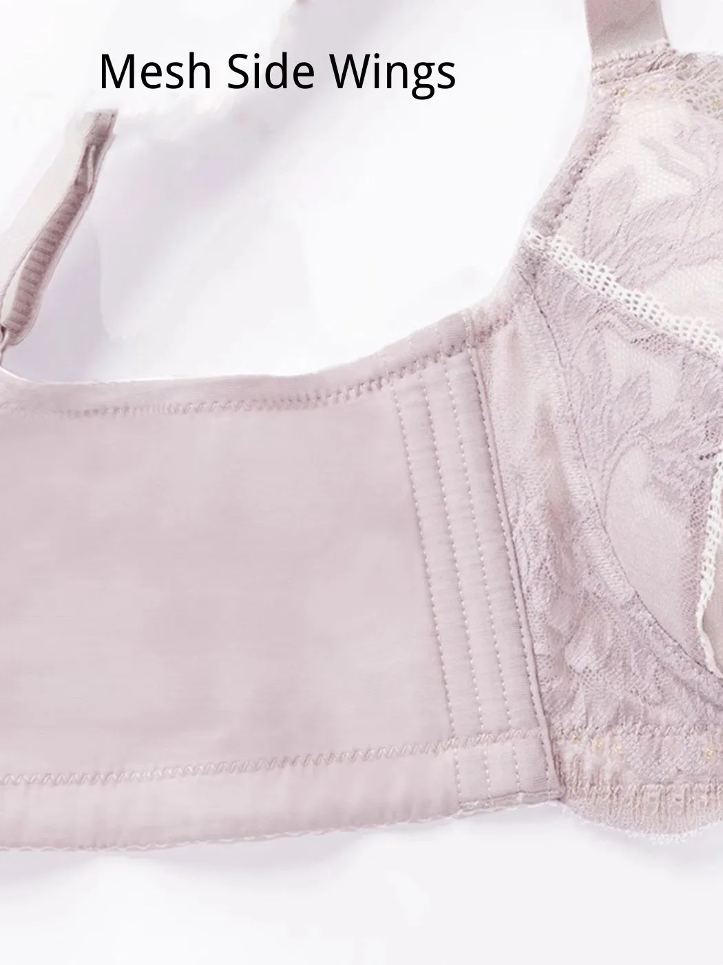 Cotton Push-Up Minimizer Bras with Adjustable Support