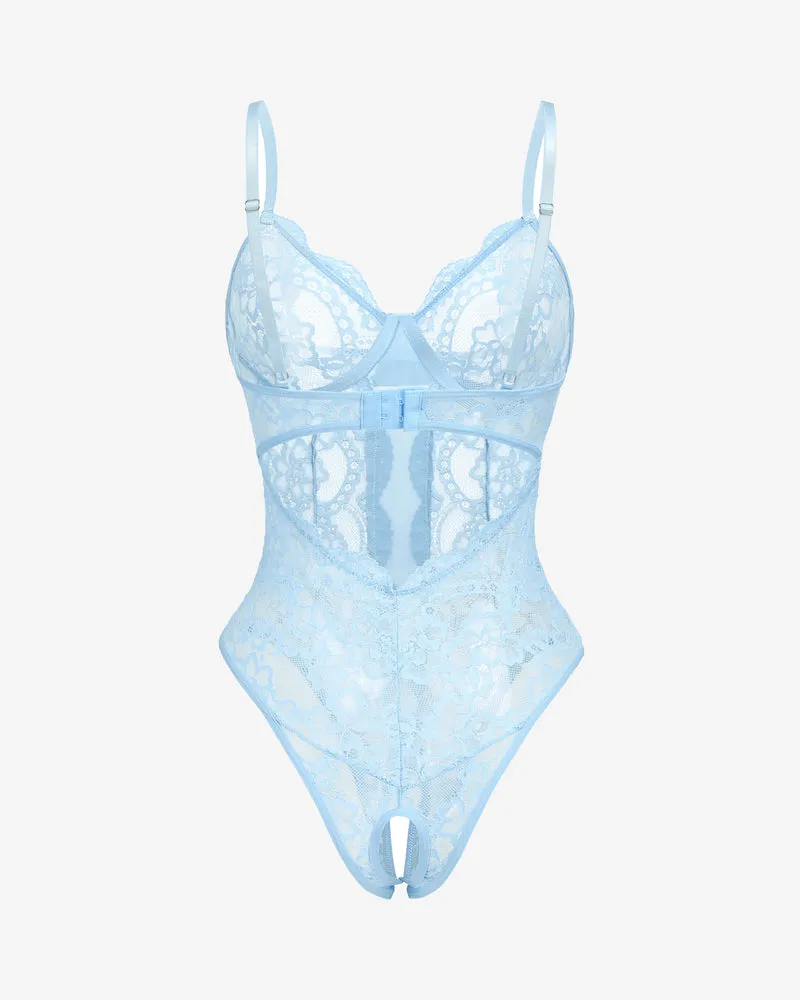 Deep V Cut Out One Piece lingerie