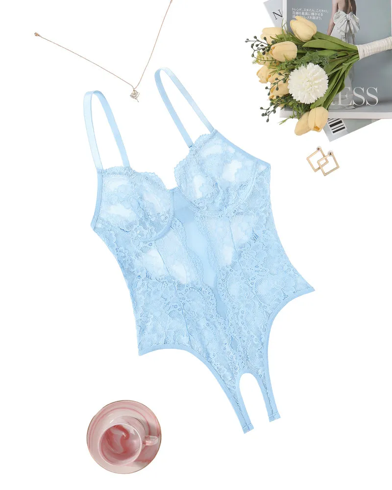 Deep V Cut Out One Piece lingerie