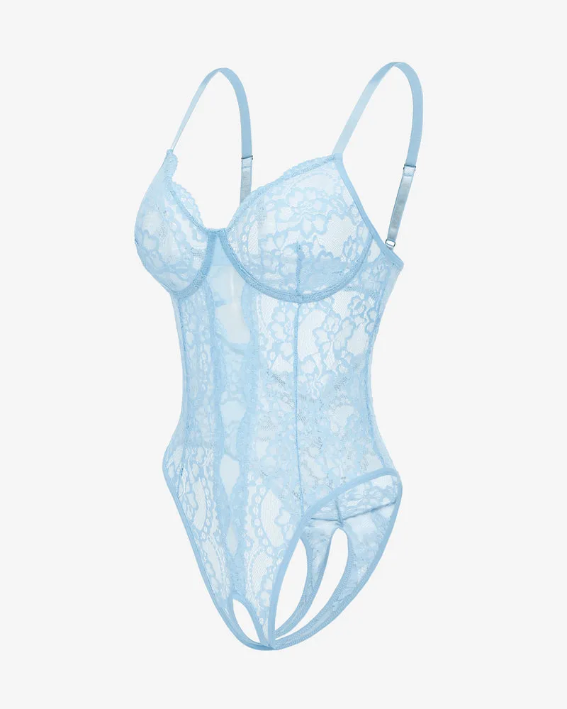 Deep V Cut Out One Piece lingerie