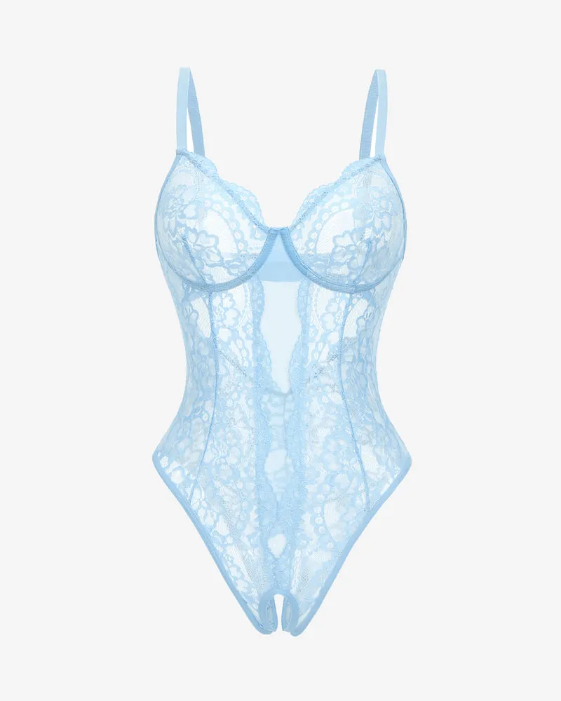 Deep V Cut Out One Piece lingerie