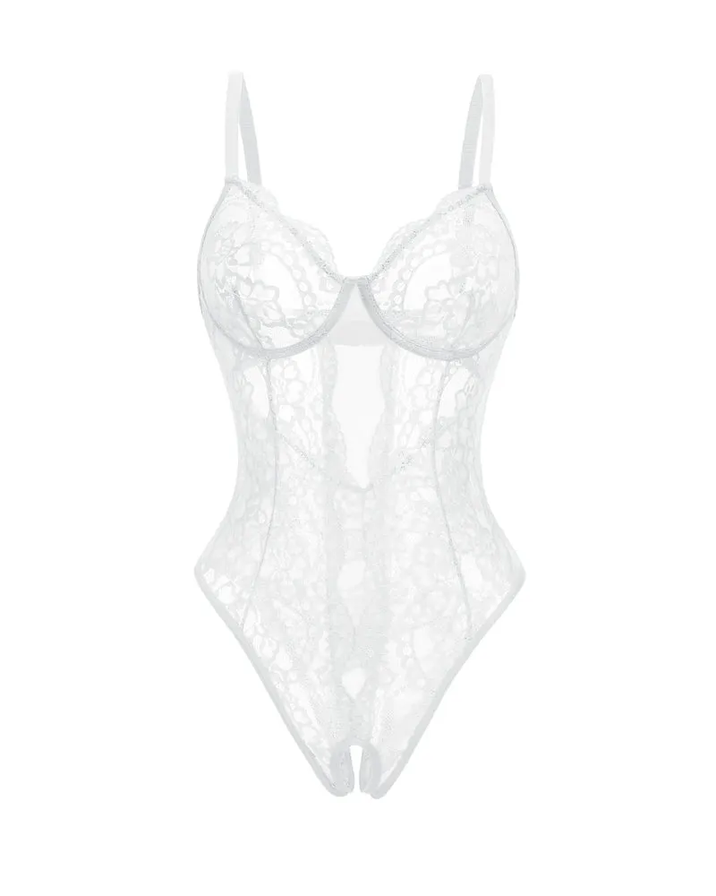 Deep V Cut Out One Piece lingerie