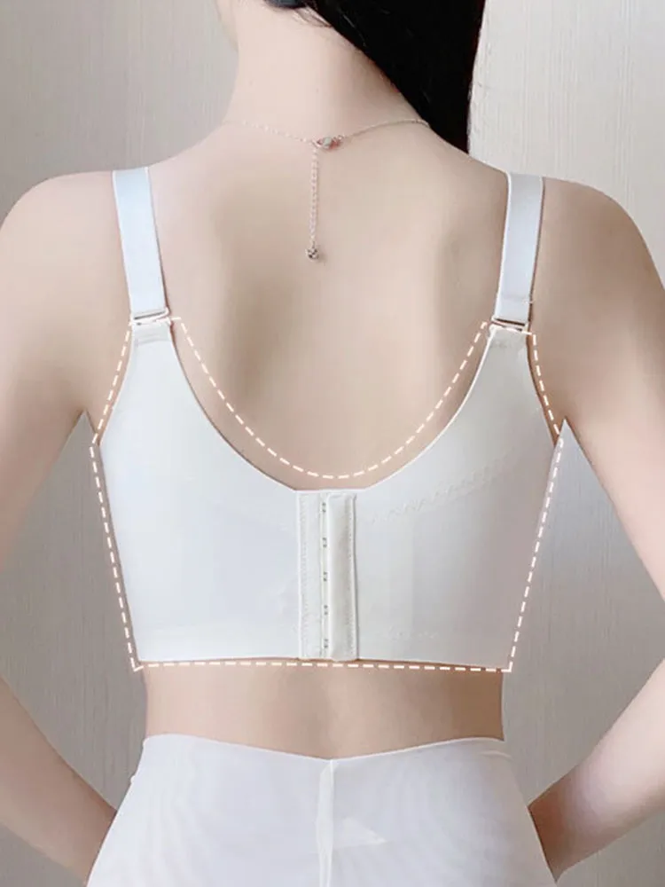 Elegant Lace Side Support Underwire Beauty Bra