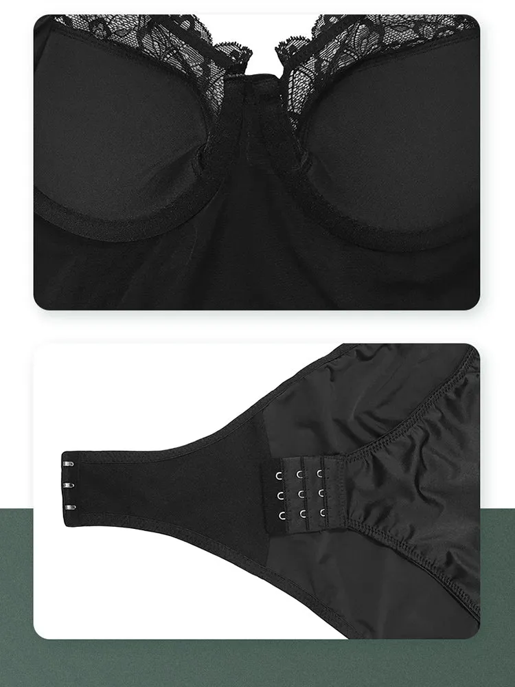 Firm Control Body Shaper With Built-In Bra