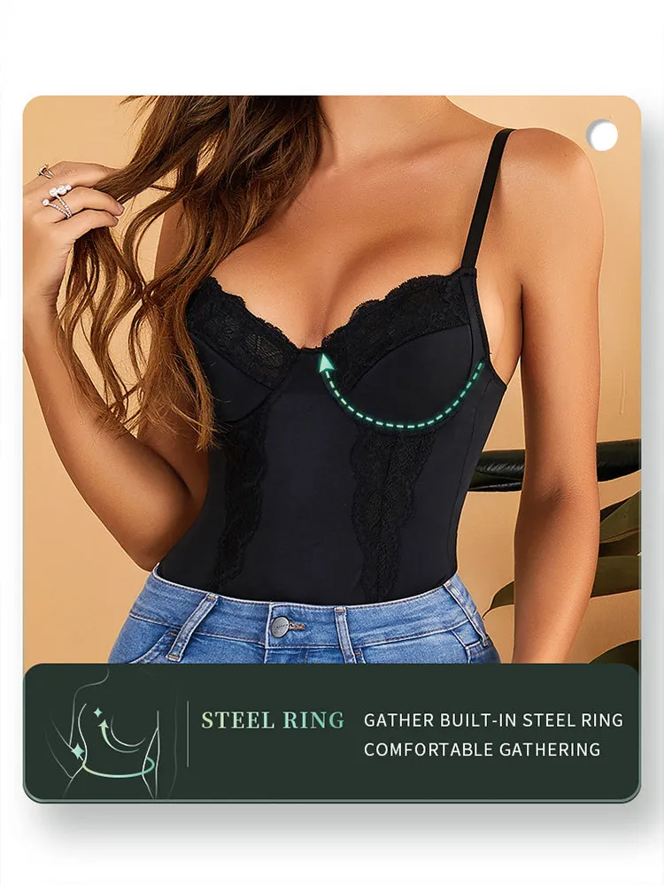Firm Control Body Shaper With Built-In Bra