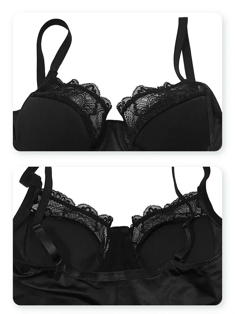 Firm Control Body Shaper With Built-In Bra