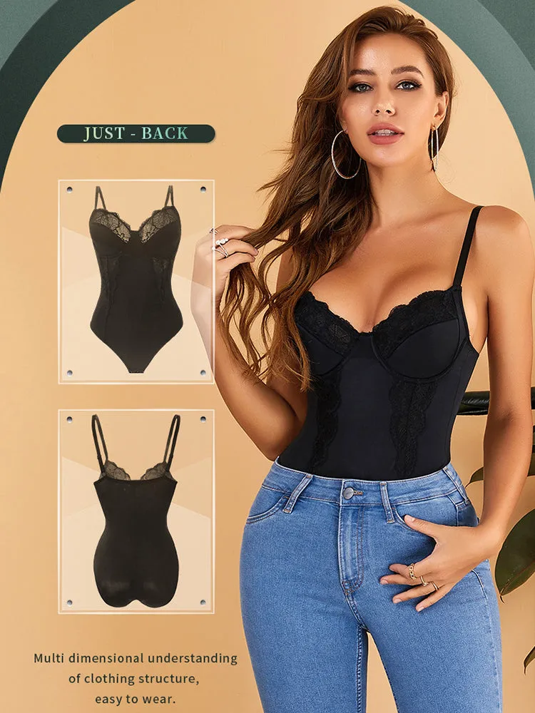 Firm Control Body Shaper With Built-In Bra