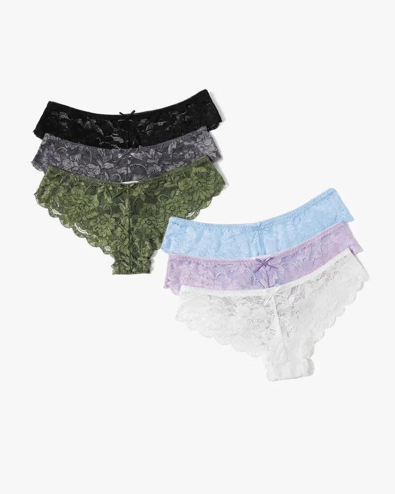 Floral Lace Panties Hipster