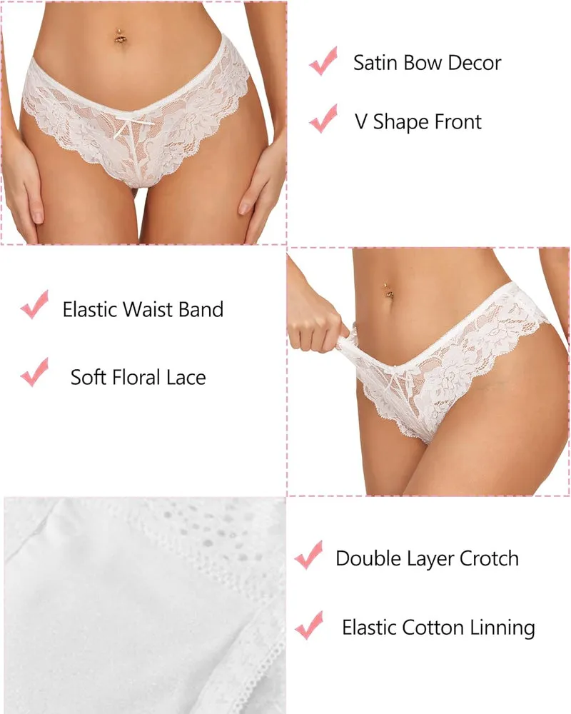 Floral Lace Panties Hipster