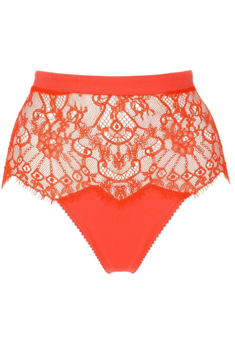 French Connection High Waist Brazilian in Bright Red