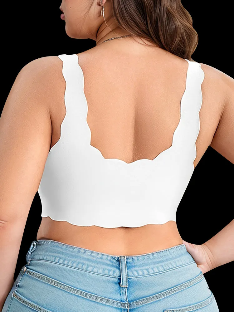 French Lace Wireless Underwear Front Closure Bras