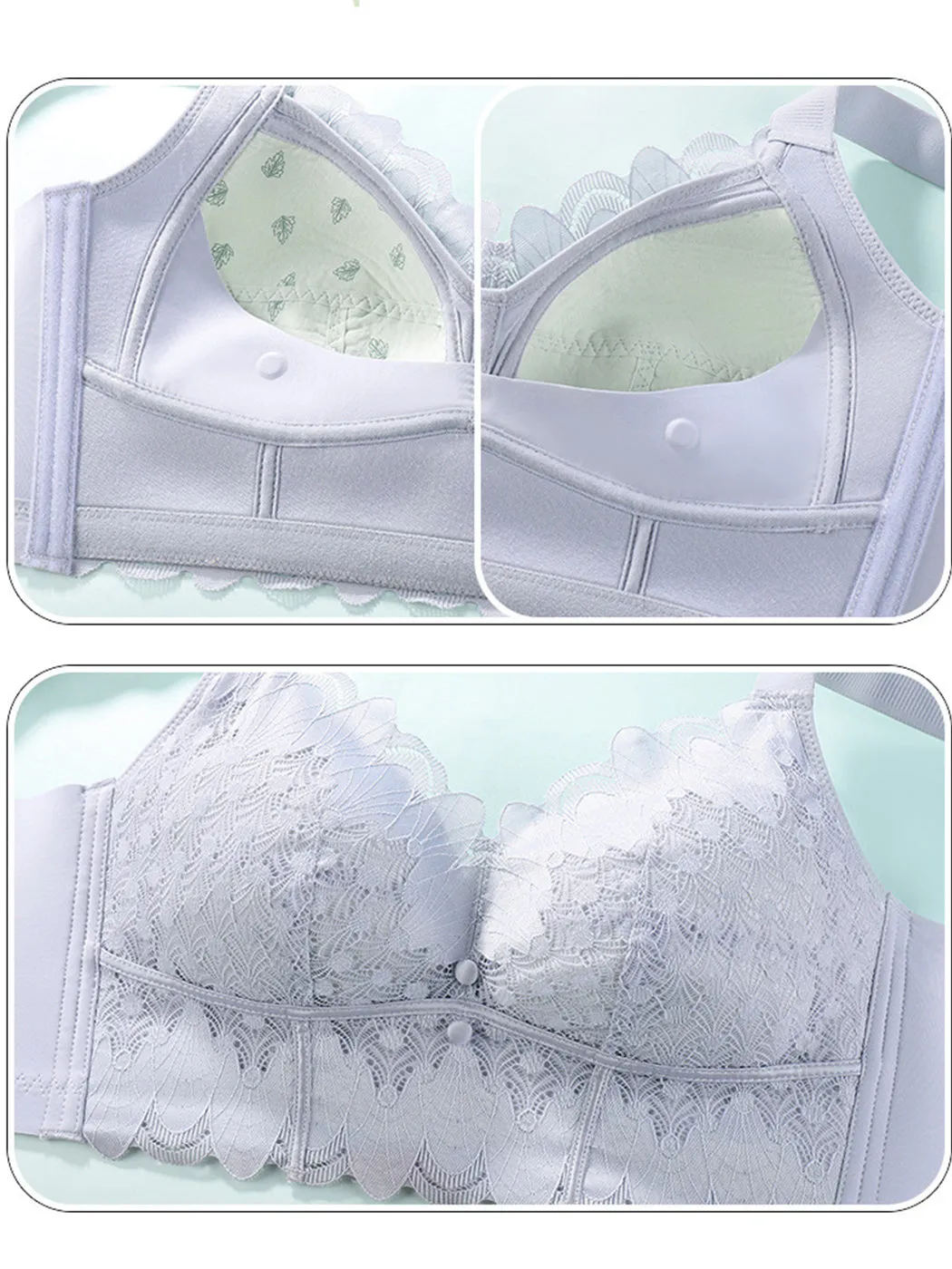 Full Coverage Lace Support Bra