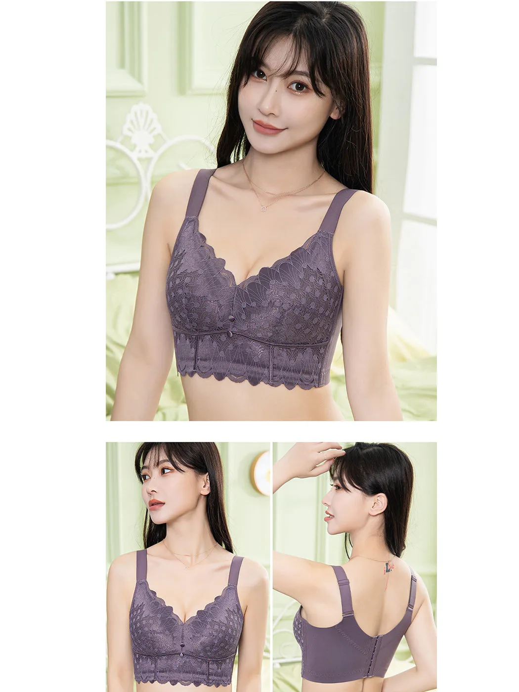 Full Coverage Lace Support Bra