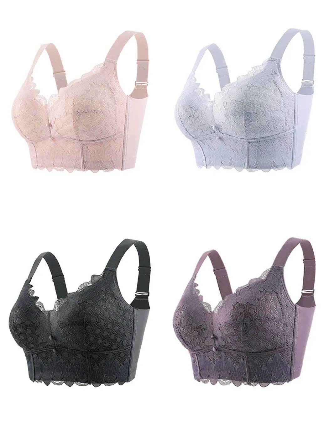 Full Coverage Lace Support Bra