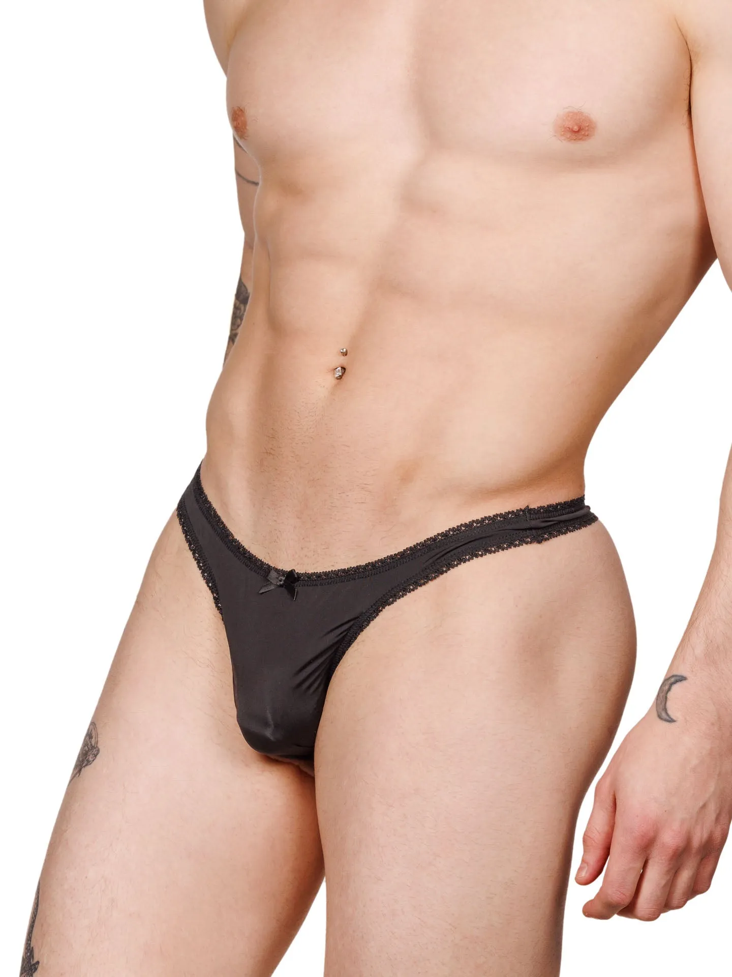 Glow Picot Waist Thong