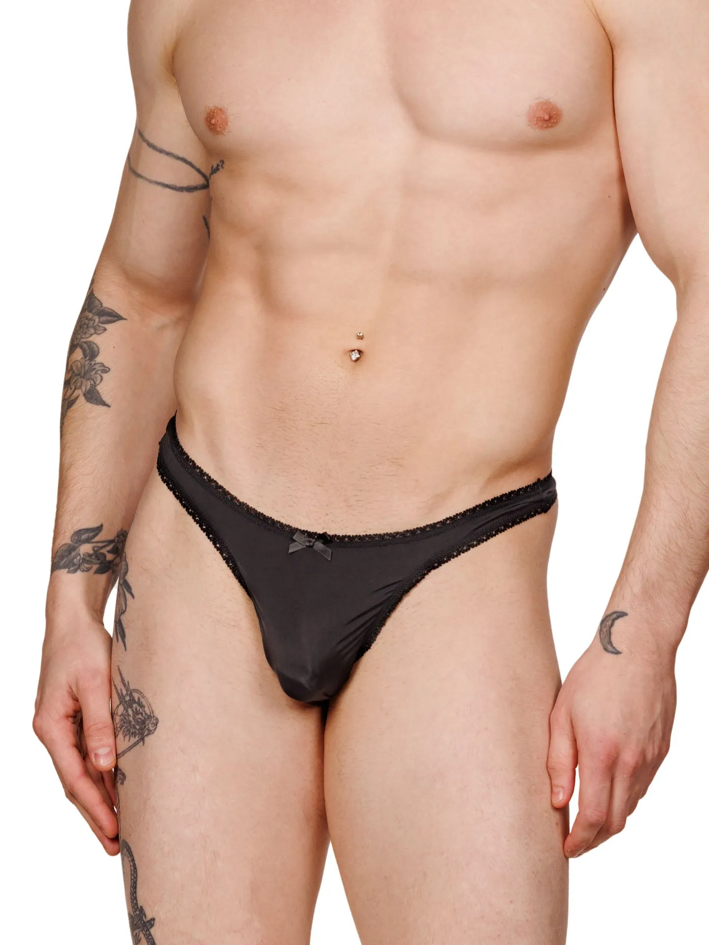 Glow Picot Waist Thong