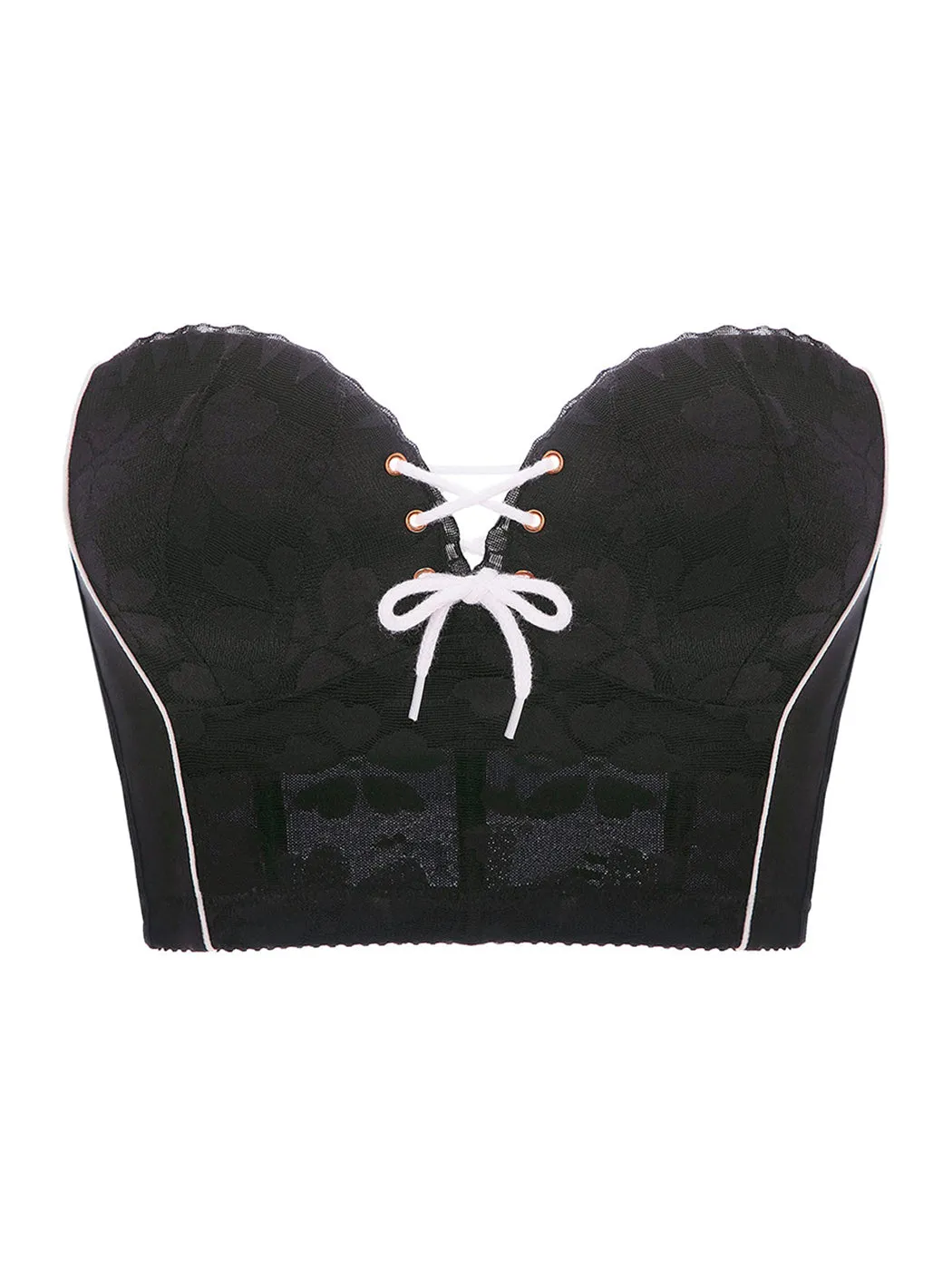 Invisible Push-Up Wire-Free Back-Smoothing Strapless Bra