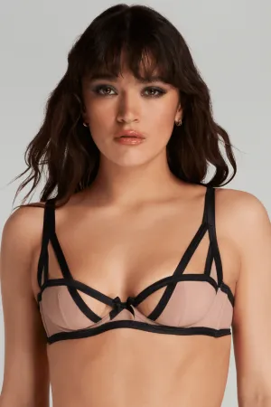 Joan Underwired Balconette Bra Mink